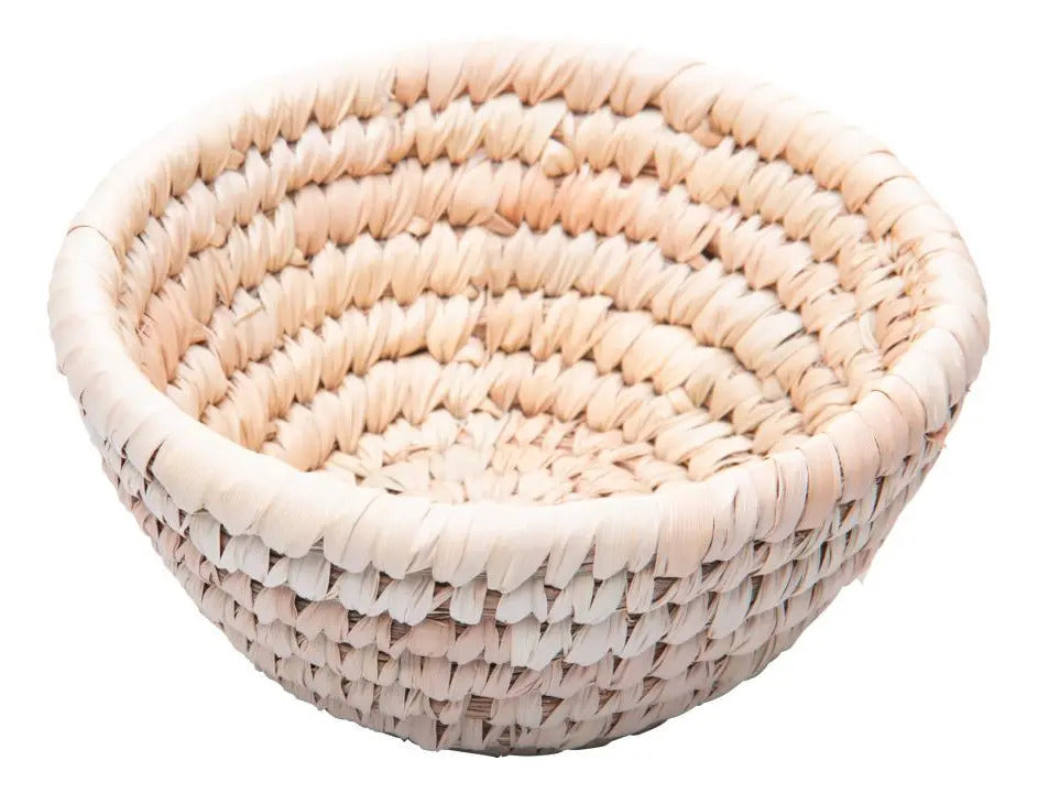 Bowl Lyor Braid De Fibra Natural 13cm X 13cm X 6cm Natural