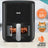 Fritadeira Elétrica Bak Air Fryer Grand Family 5.5l Preta Preto 220v