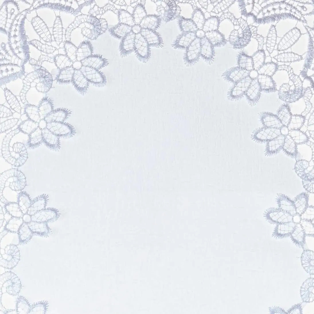 Caminho De Mesa Jolitex Veneza 0,40cmx1,50cm Branco Branco Lisa