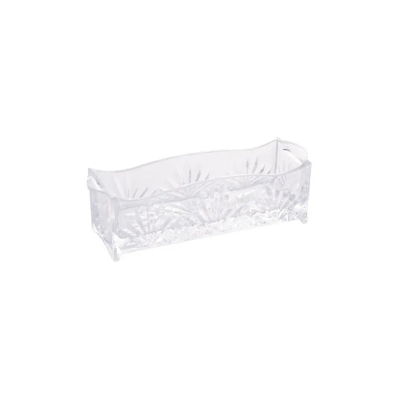 Porta Talheres De Cristal Linha Dublin - Lyor Transparente