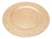 Sousplat Lyor Shine 33cm Dourado Elegante Plástico Prata Liso