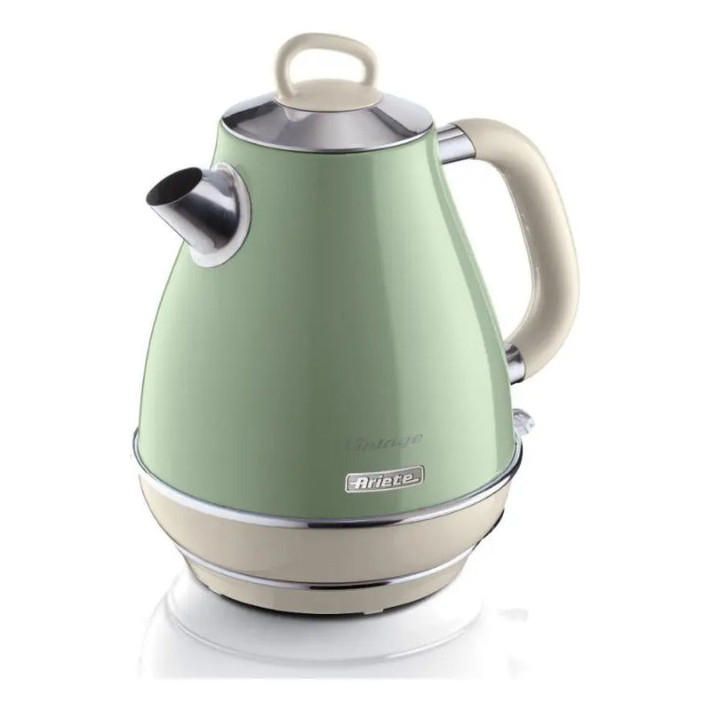 Chaleira Elétrica Ariete Vintage Verde 1,7 L Base 360°c 220v