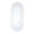Caminho De Mesa Jolitex Veneza 0,40cmx1,50cm Branco Branco Lisa