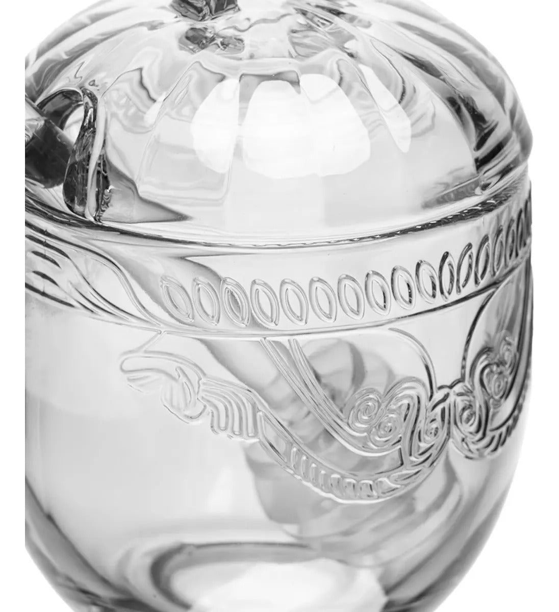 Meleira Imperial Com Pegador De Mel Cristal Lyor Cor Incolor Incolor