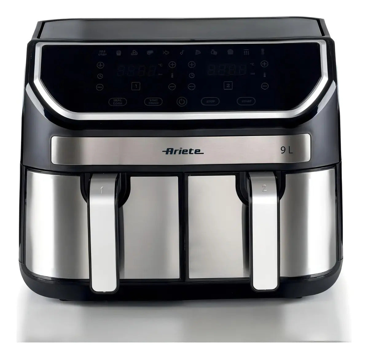 Fritadeira Air Fryer Metal Duplo Cesto Ariete 9 L 2100w Prateado 220v