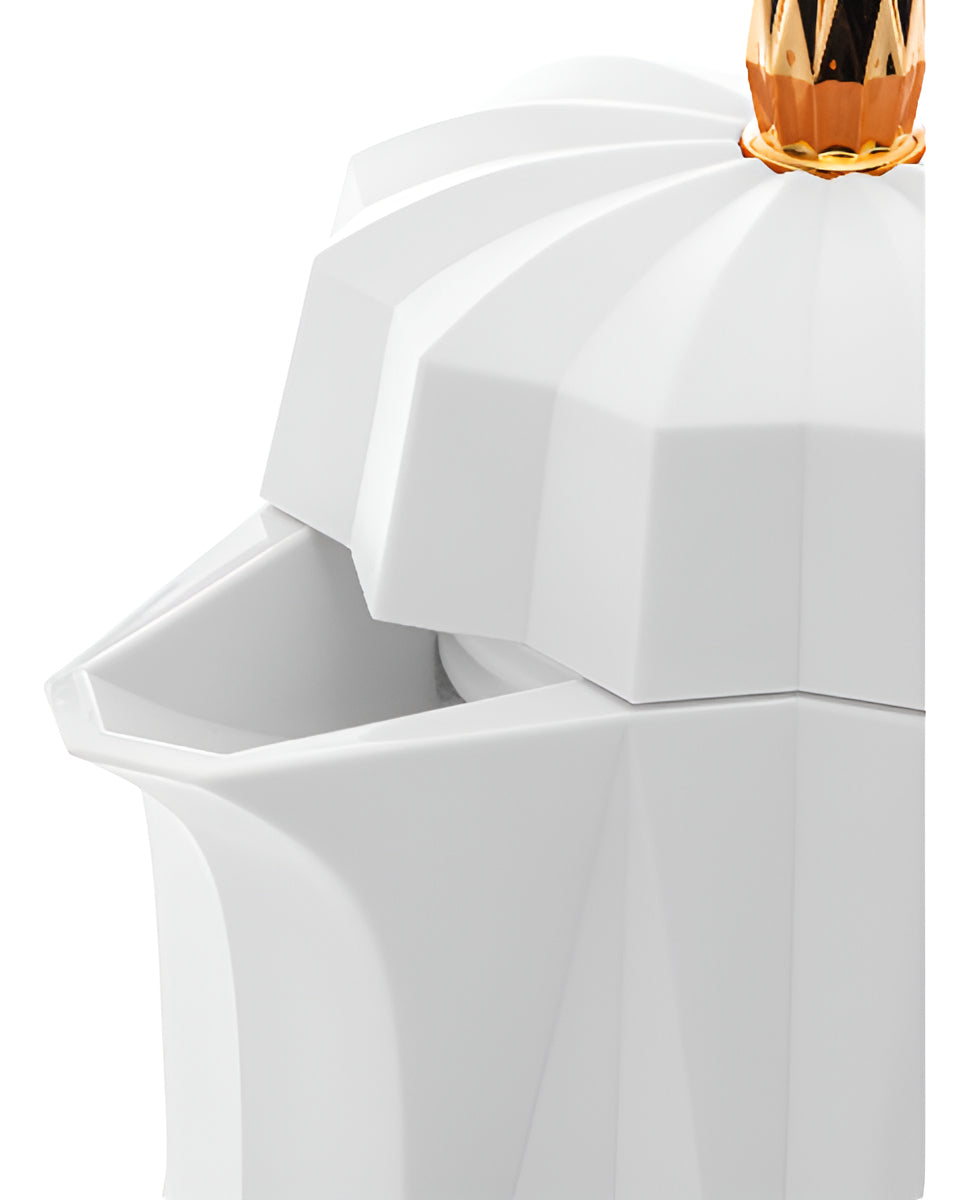 Garrafa Térmica De Plástico Diamond Branca 1l - Lyor Branco