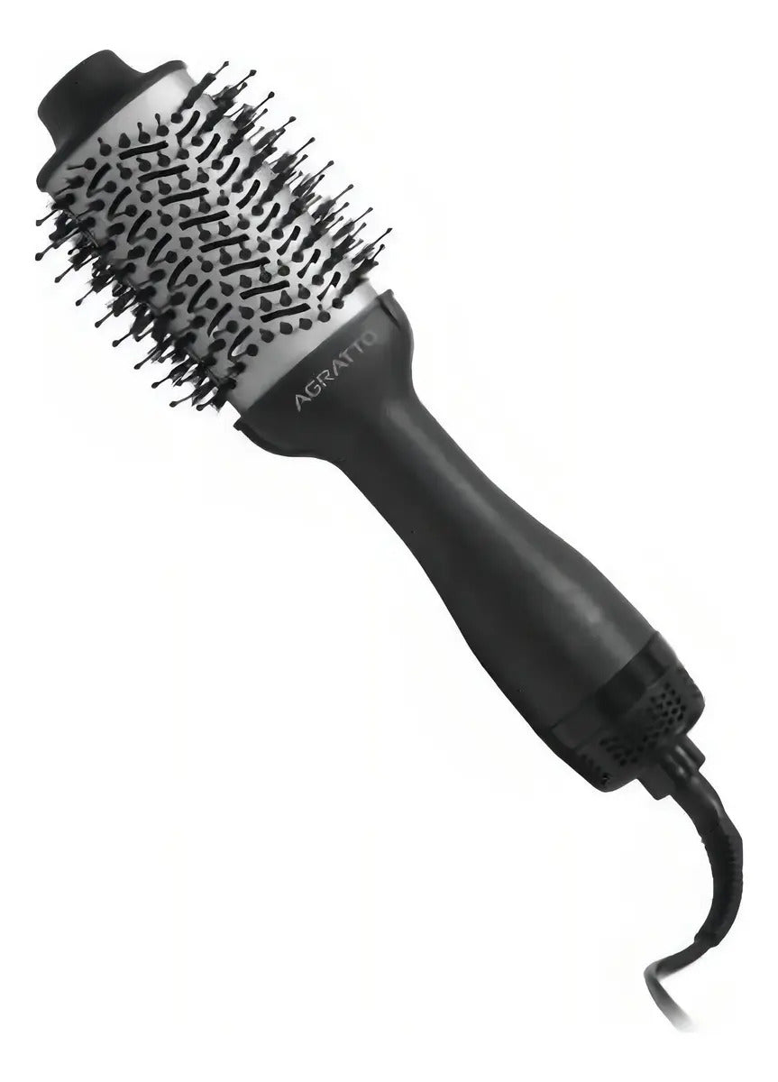 Escova Secadora Modeladora Agratto Della 1100w Preta Cor Cinza