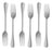 Conjunto 6 Garfos Para Mesas De Aço Inox Positano 20cm Lyor Cor Do Punho Prateado