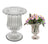 Lyor Renaissance Vaso Com Pé De Vidro 14 Cm Transparente