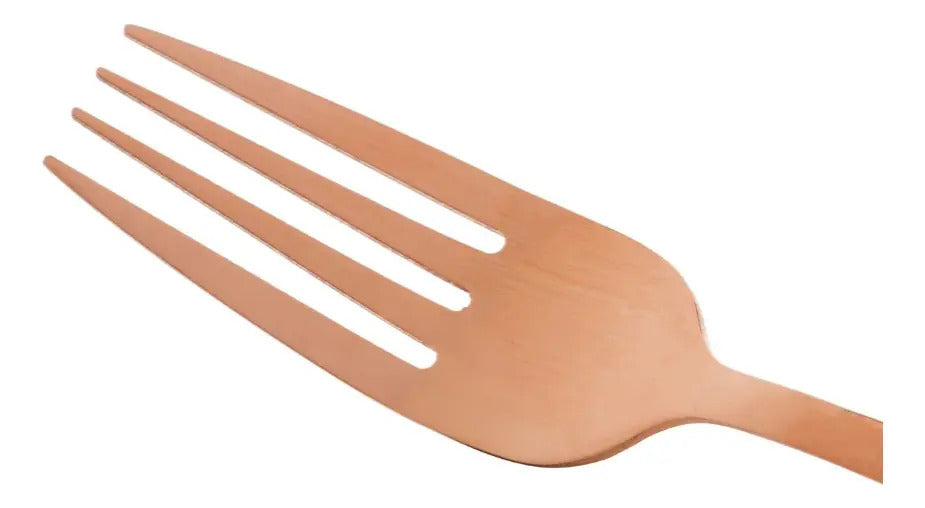 Garfo De Cozinha Lyor Positano Gold Rosê Rosa-pálido