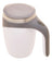 Caneca Mixer De Aço Inox Com Tampa Branca 440ml Lyor N/a