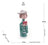 Escultura Decor De Resina Mulher Boneca C/coração Vermelho Vermelho
