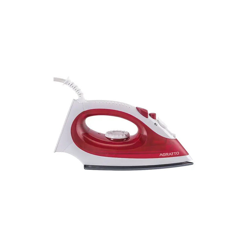 Ferro Passar Roupa Vapor Cabo Giratório Base Cerâmica 220v Vermelho 220v