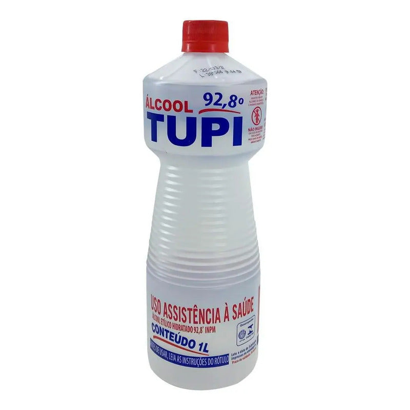 Álcool 92,8º Inpm 1 Litro 06 Unidades