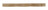 Petisqueira 3 Divisórias Lyor Coração De Bambu Natural 25cm Natural