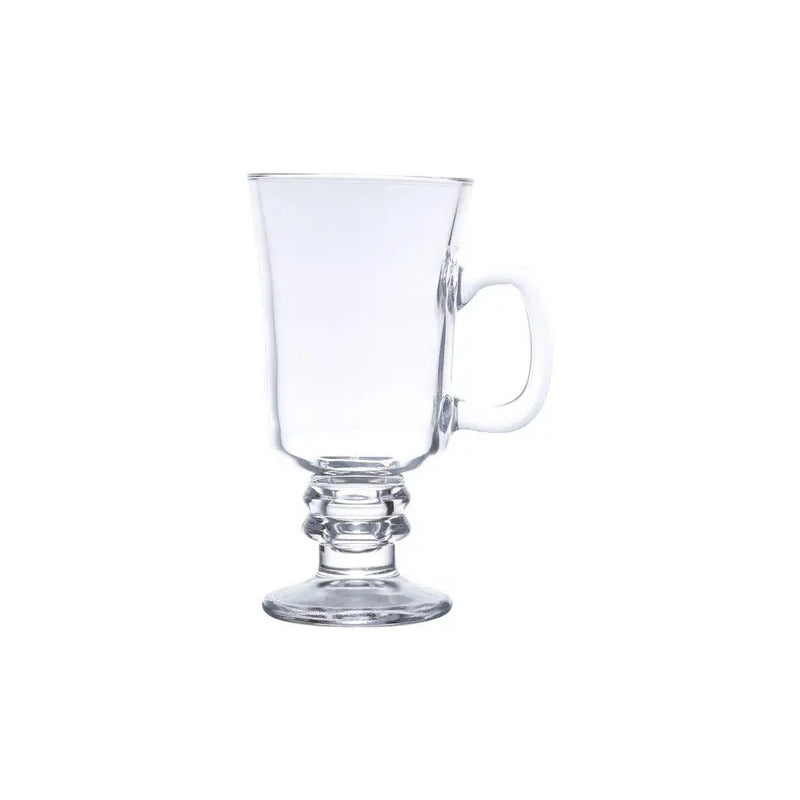 Conjunto 06 Taças Com Alça 114ml Lyor Cor Transparente Transparente
