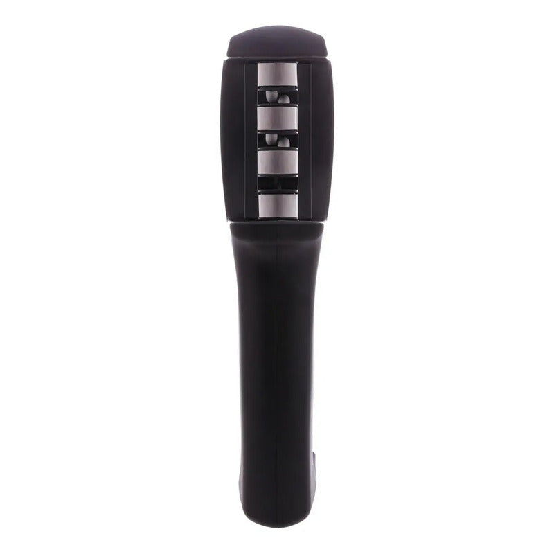 Amolador Premium De Faca Manual Em Aço Inox Preto Luxo