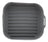 Kit 2 Forma P/airfryer Multiuso Quadrada Silicone 16cm Cinza