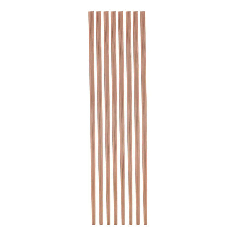 Conjunto Com 4 Pares De Hashi Em Bambu 24cm - Lyor Natural