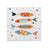 4 Porta Copos Wolff Iki 10cm X 10cm X 3cm Colorido