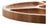 Petisqueira De Bambu Com 5 Divisórias Round 25cm X 25cm X 1, Bambu