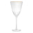 Cj 2 Taças Vinho 400ml Vidro C/ Borda Dourada Lines - Wolff Transparente