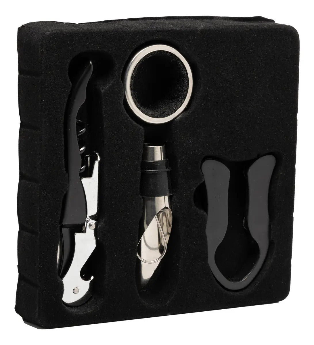 4 Peças Lyor De Aço Inox Para Vinho