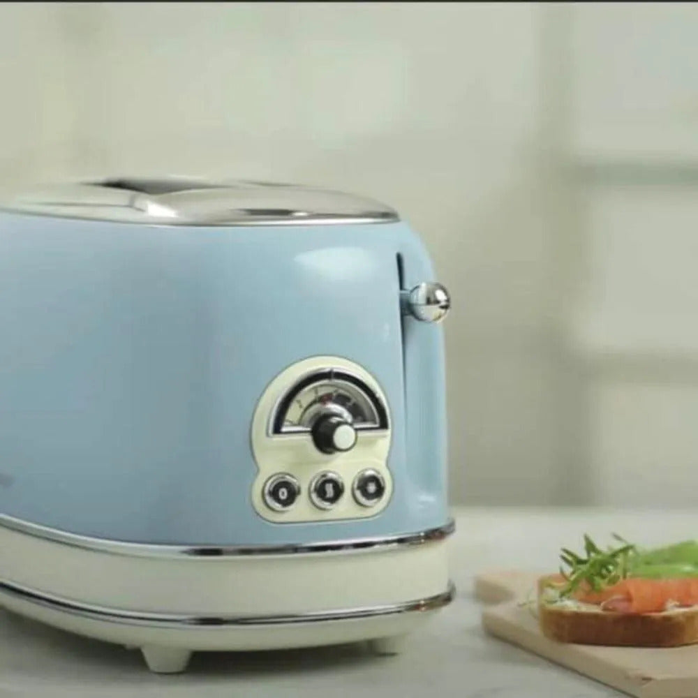 Torradeira Elétrica Ariete Vintage Azul 6 Níveis 750w 127v