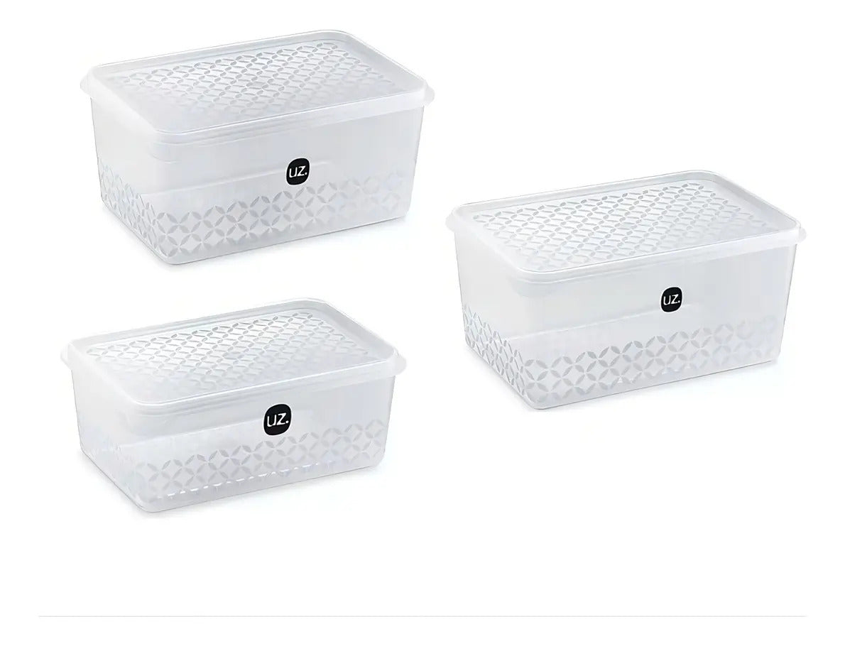 Pote Uz Multiuso 3 Litros Bpa Free Transparente