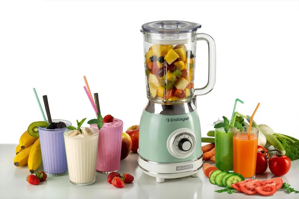 Liquidificador Ariete Vintage Verde Copo De Vidro 1,5l 220v Verde-claro 220v