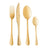 24 Peças Lyor Positano De Aço Inox Dourado