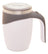 Caneca Mixer De Aço Inox Com Tampa Branca 440ml Lyor N/a