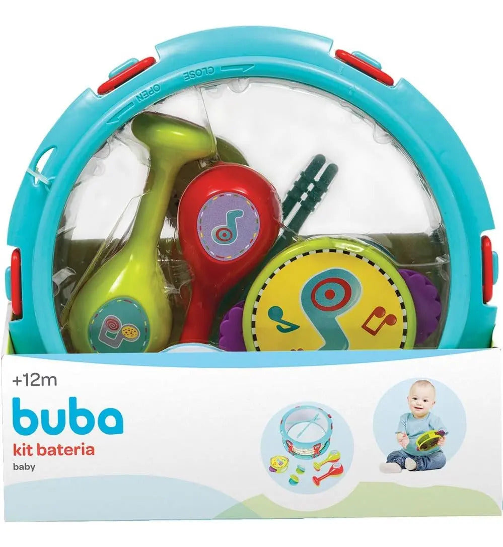 Buba Kit Bateria 40x30cm Colorido Colorido