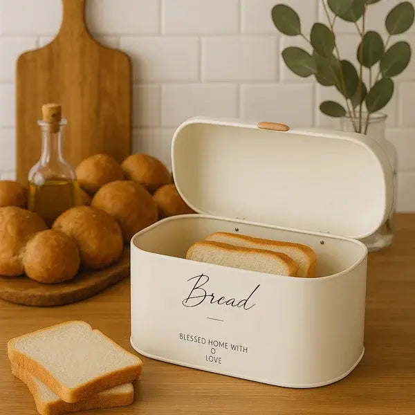 Caixa Para Pães E Biscoitos Crust Branco