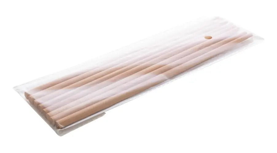 Conjunto Com 4 Pares De Hashi Em Bambu 24cm - Lyor Natural