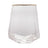 2 Copos Baixos Com Borda Dourada Wolff Taj De Cristal 550ml
