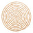 2 Descansos Para Panela Lyor Palm De Fibra Natural Natural Liso
