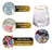 Cj 2 Copos De Cristal Baixos Taj Com Fio De Ouro Wolff 550ml
