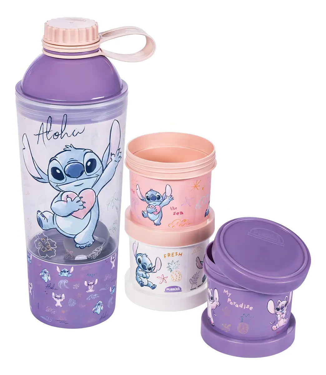 Kit Presente Plasútil Shakeira Térmica E Potes 3 Em 1 Lilás 150ml Lilás Esmalte