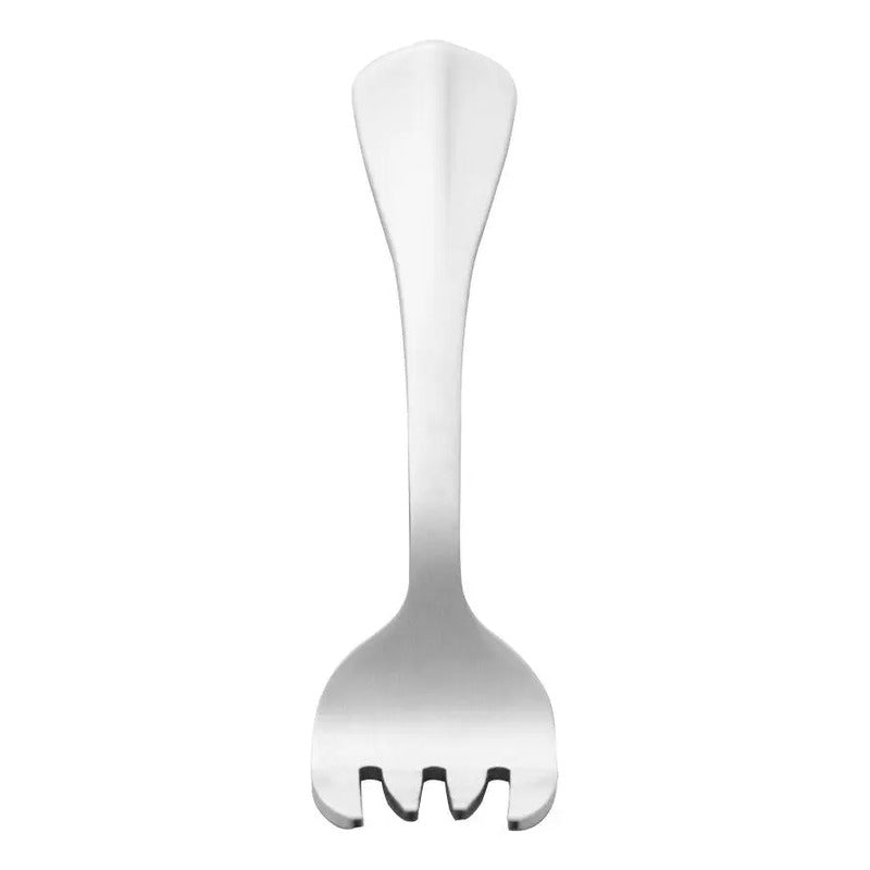 Conjunto 6 Garfos Para Mesas De Aço Inox Positano 20cm Lyor Cor Do Punho Prateado