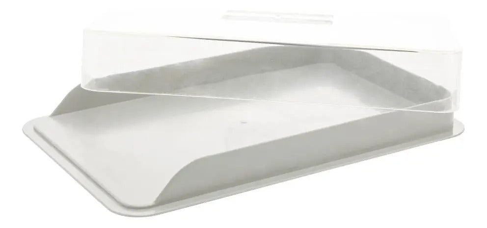 Porta Frios Lyor Off-white E Bambu E Pp Com Tampa Branco