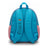 Mochila Disney Infantil Crianças Escola Rosto Stitch Azul Liso