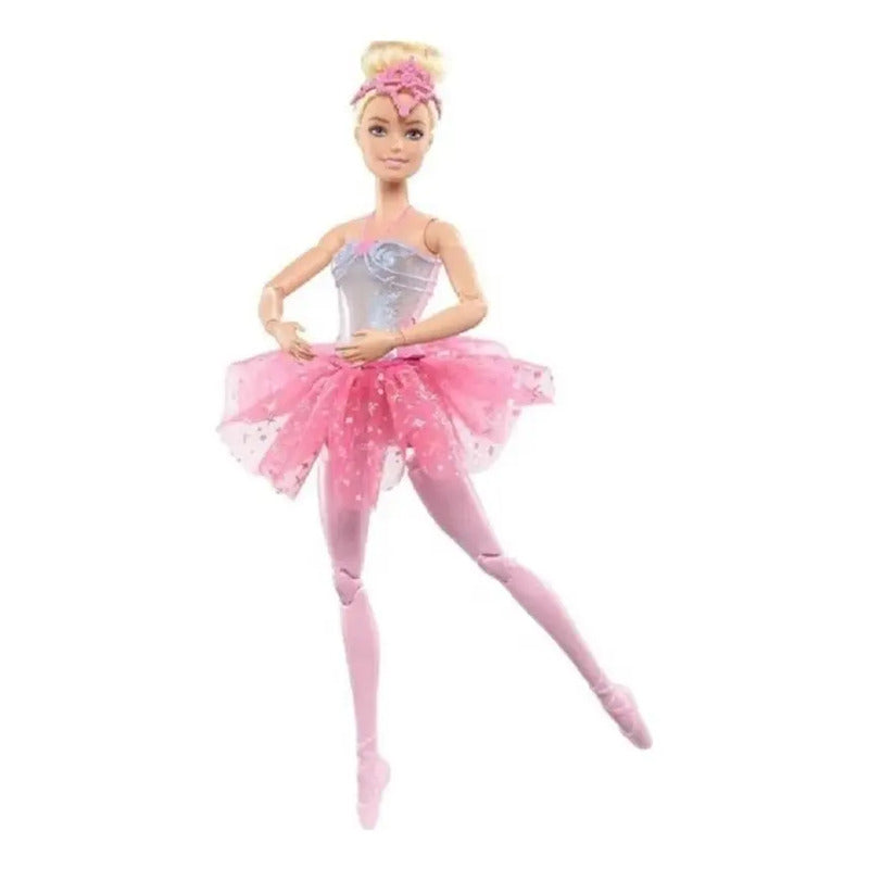 Boneca Barbie Bailarina Com Luzes Brilhantes Luxo Mattel
