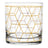 2 Copos Wolff Cube De Vidro Para Whisky 320ml Incolor