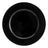 Sousplat Lyor Opala Preto Luxo Plástico 33cm Preto Liso