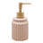 2 Peças Para Banheiro Lyor Stripes De Cerâmica Nude