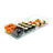 Kit 5 Organizadores Multiuso Transparente Com Encaixe 36,5cm
