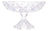 Centro De Mesa Com Pé Deli Diamond De Cristal 32,5cm - Lyor Transparente