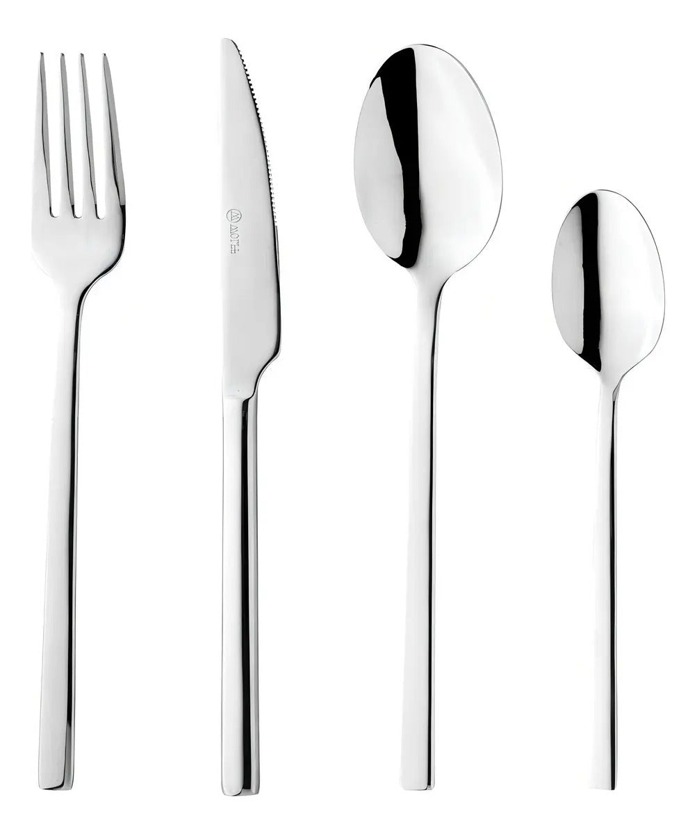 Faqueiro 24 Peças De Aço Inox Firenze Talheres Acabamento Elegante Wolff