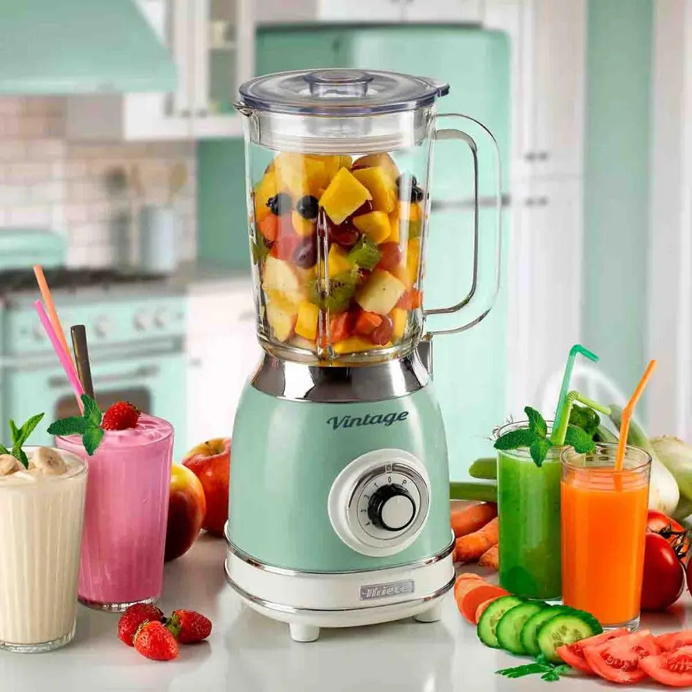 Liquidificador Ariete Vintage Verde Copo De Vidro 1,5l 220v Verde-claro 220v